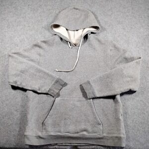 Mollusk California Heavy Terry Hoodie Mens Large Gray Heather Pullover L